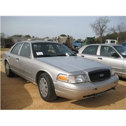 2006 FORD CROWN VICTORIA 4 DOOR SEDAN, S/N 2FAHP71W36X147228, GAS ENG, AUTO TRANS, A/C, P/S