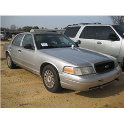 2005 FORD CROWN VICTORIA 4 DOOR SEDAN, S/N 2FAHP71W95X180325, GAS ENG, AUTO TRANS, A/C, P/S
