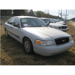 2004 FORD CROWN VICTORIA 4 DOOR SEDAN, S/N 2FAHP7AW64X160648, GAS ENG, AUTO TRANS