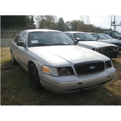 2006 CROWN VICTORIA 4 DOOR SEDAN, S/N 2FAHP71W96X147296, GAS ENG, AUTO TRANS