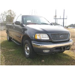 1999 FORD F150 4 X 4, S/N 1FTRX18L5XKA74813, GAS ENG, AUTO TRANS, A/C, P/S, BEDLINER