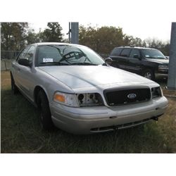2007 FORD CROWN VICTORIA 4 DOOR SEDAN, S/N 2FAHP71W07X145048, GAS ENG, AUTO TRANS, A/C, P/S