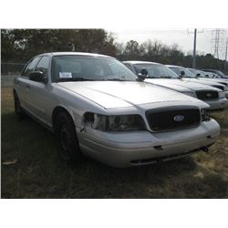 2007 FORD CROWN VICTORIA 4 DOOR SEDAN, S/N2FAHP71W27X145018, GAS ENG, AUTO TRANS, A/C, P/S