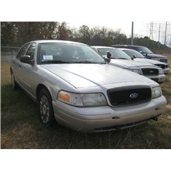 2005 FORD CROWN VICTORIA 4 DOOR SEDAN, S/N 2FAHP71WX5X175655, GAS ENG, AUTO TRANS, A/C, P/S
