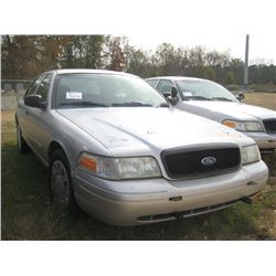 2006 FORD CROWN VICTORIA 4 DOOR SEDAN, S/N 2FAHP71W46X147206, GAS ENG, AUTO TRANS, A/C, P/S, ODOMETE