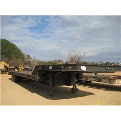 1974 42' T/A TRAILER, S/N CD100523, 5' DOVETAIL W/RAMPS, 255/70R22.5 TIRES, DISC RIMS