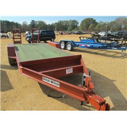 DITCH WITCH T/A TRAILER, S/N 1BTT941, 74" X 76", 26" DOVETAIL W/RAMPS, LT245/75R16 TIRES