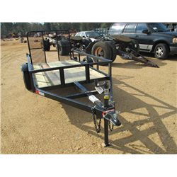 60" X 9'6" S/A HOMEMADE TRAILER W/RAMP