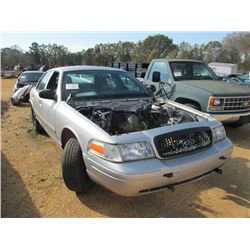 2007 FORD POLICE INTERCEPTOR, S/N 2FAHP71W97X145016, (WRECKED) NO MOTOR