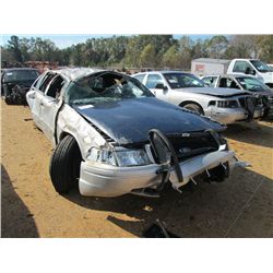 2008 FORD POLICE INTERCEPTOR, S/N 2FAHP71V78X159571 (WRECKED)