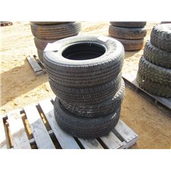 1 LOT (4) LT225/75R16 TIRES