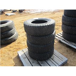 1 LOT (4) P255/70R16 TIRES