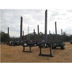 R & B 4 BOLSTER LOG TRAILER, S/N A012621, 11R24.5 TIRES ON DISC WHEELS