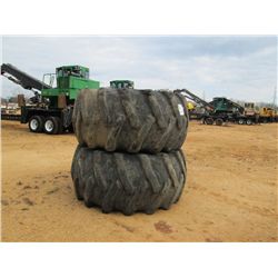 1 LOT (2) 35L30.5 TIRES & RIMS