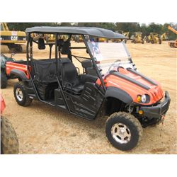 UNUSED BENNCHE 4X4 ATV, S/N LWGMDYZ66DB00333, CREWCAB, CANOPY, WINDSHIELD, DUMP BED, WINCH