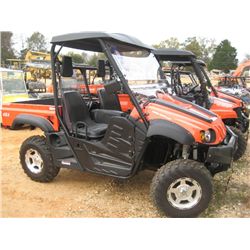 BENNCHE BIG HORN 700 EFI 4X4 ATV, S/N LWGMDY246DB001190 , CANOPY, WINDSHIELD, DUMP BED, WINCH