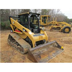 CAT 287B SKID STEER LOADER, S/N ZSA04232, (07 YR) GP BUCKET, AUX HYD, 18" RUBBER TRACK, ECAB W/AIR, 