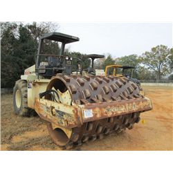 INGERSOL RAND SD100 SERIES VIBRATORY ROLLER, S/N 150888, (97 YR) 84" PADFOOT DRUM, DRUM DRIVE, CANOP