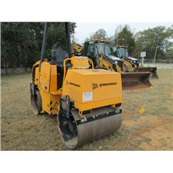 JCB VIBROMAX VMT 270 TANDEM ROLLER, S/N JCB1700097, 40" DBL SMOOTH DRUM, DRUM DRIVE, VIBRATORY CANOP