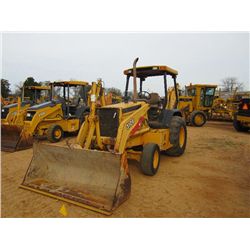 JOHN DEERE 310E LOADER BACKHOE, S/N 844744 (98 YR) GP BUCKET, 24" HOE BUCKET, CANOPY, METER READING 