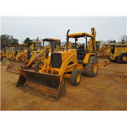 JOHN DEERE 310C LOADER BACKHOE, S/N 764742, GP BUCKET, 24" HOE BUCKET, CANOPY, METER READING 7,524 H
