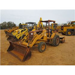 CASE 480E LANDSCAPE TRACTOR, S/N JJG003175, GP BUCKET, 80" BOX BLADE, CANOPY