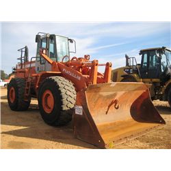 FIAT ALLIS FR220 WHEEL LOADER, S/N 52626, GP BUCKET, ECAB W/AIR, 26.5R25 TIRES, METER READING 12,117