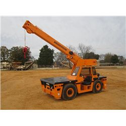 BRODERSON IC80-3G HYDRAULIC CRANE, S/N 538054, (05 YR), 18,000# CAP, 4 WHEEL STEER, CANOPY, METER RE