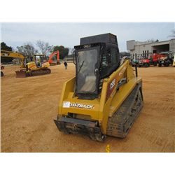 POSI TRACK RC100 SKID STEER LOADER, S/N RSD012909, ECAB W/AIR, 18" RUBBER TRACK, METER READING 1,026