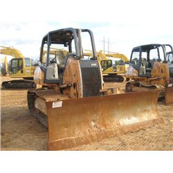 CASE 750K CRAWLER TRACTOR, S/N CAL003297, 6 WAY BLADE, 24" SBG, CANOPY, SWEEPS, REAR SCEEN, METER RE