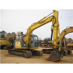 KOBELCO SK135SRLC-1E HYDRAULIC EXCAVATOR, S/N YH0403888, 9' 8" STICK, 48" BUCKET, HYD THUMB, 28" TBG