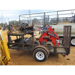 THOMAS B2021ML25G SKID STEER LOADER, S/N ML000128, MULTI PURPOSE RIDE ON MACHINE W/ATTACH, 6 WAY BLA