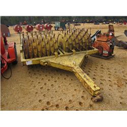 TAMPO SHEEPFOOT DOUBLE DRUM ROLLER, (2) 4' DRUMS