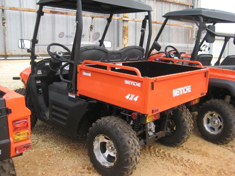 BENNCHE BIGHORN 400 EFT 4X4 ATV, CANOPY, WINDSHIELD, DUMP BED WINCH