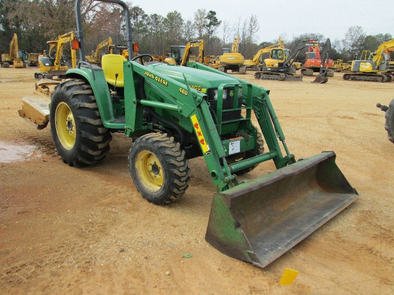 JOHN DEERE 4500 4X4 FARM TRACTOR, S/N 253721, 3PT HITCH, PTO, ROLL BAR