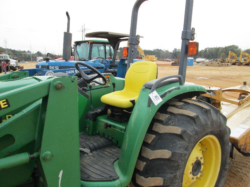 JOHN DEERE 4500 4X4 FARM TRACTOR, S/N 253721, 3PT HITCH, PTO, ROLL BAR