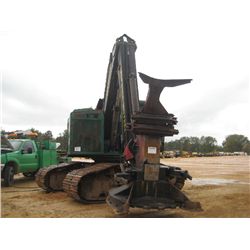TIMBERJACK 608B FELLER BUNCHER, S/N 997407, QUADCO, 22" QUADCO SAW HEAD, 36" TBG, ECAB W/AIR, METER 