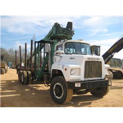 1983 MACK DM6853 T/A PULPWOOD TRUCK, S/N 1M2B120C3DA051547, 237 HP ENG, 6 SPD TRANS, 44K REARS, 20K 