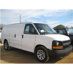 2010 CHEVROLET VAN TRUCK, S/N 1GCUGADXDA1162667, GAS ENGINE, A/T, A/C, P/S