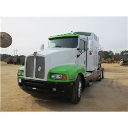2001 KENWORTH T6000 T/A TRUCK TRACTOR, S/N 1XKADB9X61J876835, 475 HP CAT C15 DIESEL ENG, 10 SPD TRAN
