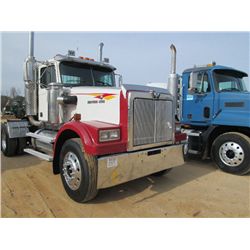 1998 WESTERN STAR 4964 TRUCK TRACTOR, S/N 2WKPDC2G2WK950075, 410 HP CAT DIESEL ENG, 10 C FULLER TRAN