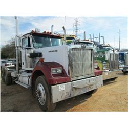 1985 WESTERN STAR TRUCK TRACTOR, S/N 2WKPDCCG6FK911200, 3406 CAT DIESEL ENG, 8LL TRANS, MACK 44K REA