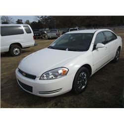2009 CHEVROLET IMPALA 4 DOOR SEDAN, S/N 2G1WS5R379415671, GAS ENG, A/T, A/C, P/S