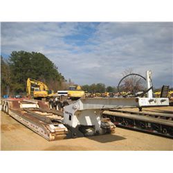 LOADKING TRI-AXLE LOWBOY TRAILER, SN . DETACHABLE 19' X 6" DUCK, 255/70R22.5 TIRES ON SPOKE WHEELS