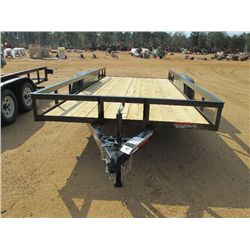 7' X 16' T/A TAG TRAILER, S/N 57BLH7169E1019906, ST205/75D15 TIRES