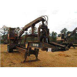 BARKO 160B LOG LOADER, S/N 20396, ECAB W/AIR, MTD ON PITTS T/A TRAILER, S/N KB37T3RP188393, METER RE