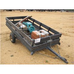 ONAN GENERATOR MTD ON S/A TRAILER, GAS ENGINE