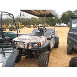 INGERSOLL RAND CARRY ALL 472 UTILITY CART, S/N QH03455346664, CREW, CANOPY, DUMP BED, GAS ENG