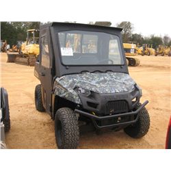POLARIS RANGER EV 4X4 ATV, S/N 2109348033, ECAB, DUMP BED, METER READING 113 HRS