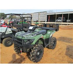 2012 KAWASAKI BRUTE FORCE 750, S/N JKAVFDG14CB502507, BRUSH GUARD, WARN WINCH, 2" LIFT KIT, METER RE